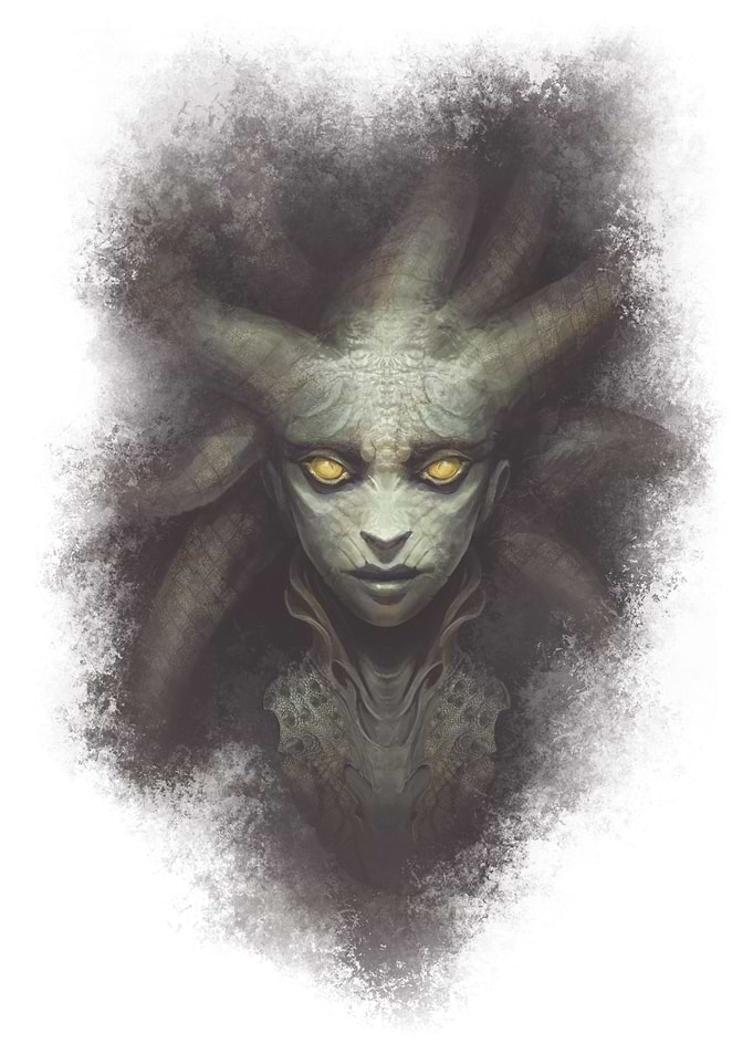 Medusa portrait