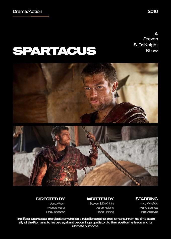 Spartacus TV Series Poster