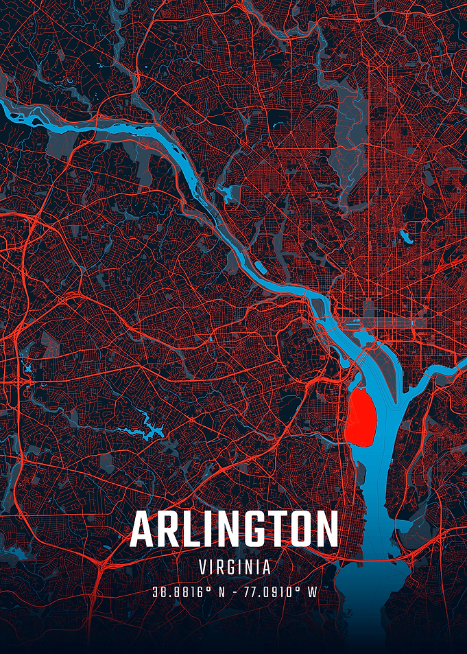 Arlington VA City Map
