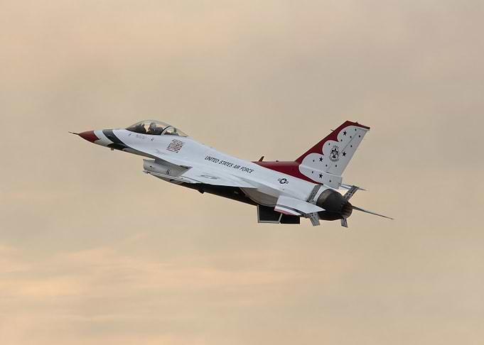 United States Air Force Thunderbird Jet