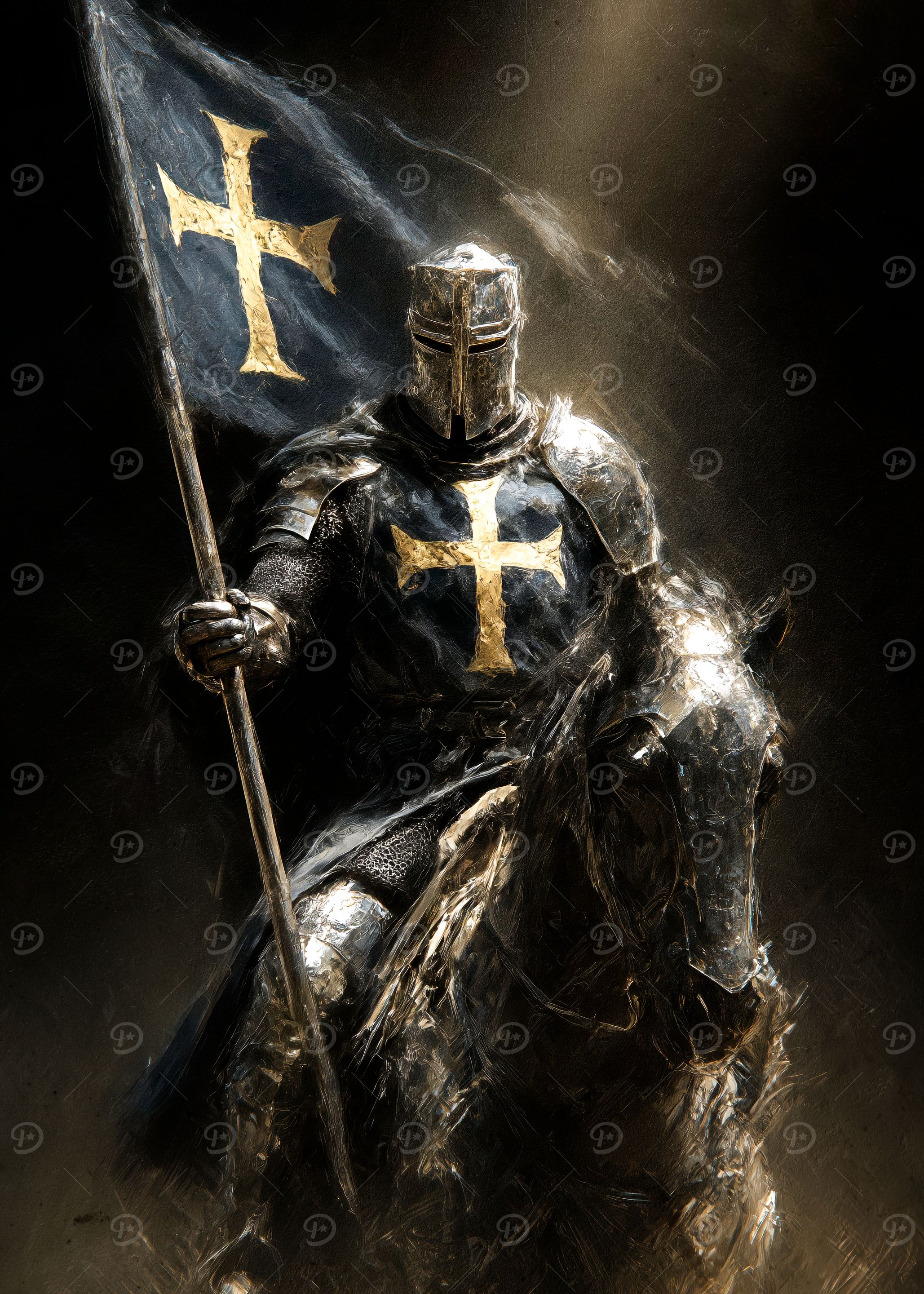 The cursed crusade Posters Online - Shop Unique Metal Prints