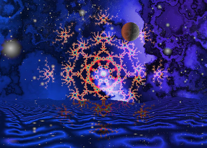 'Mystery at Zyphus' Fractal Space Landscape