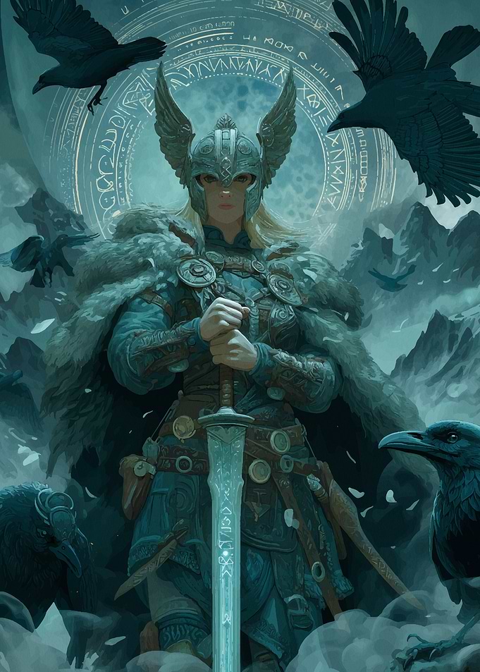 Valkyrie Ravens Runes