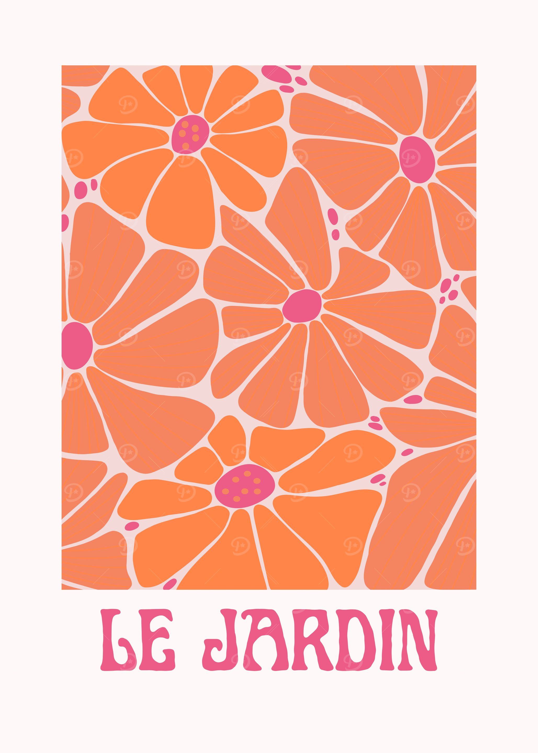 Le Jardin Floral Pattern