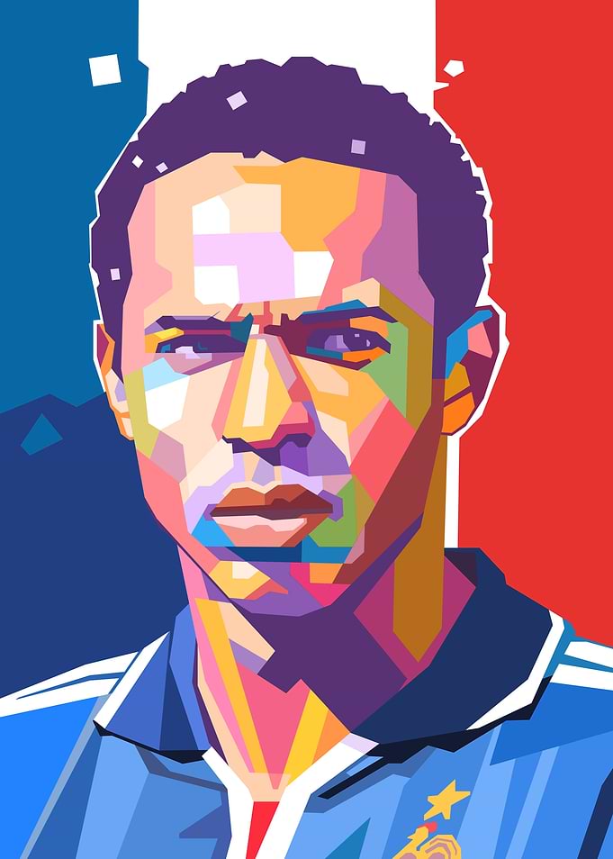 Thierry Henry Pop Art Portrait