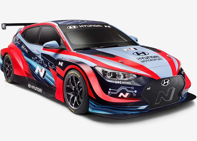 Hyundai Veloster N TCR Racing Car