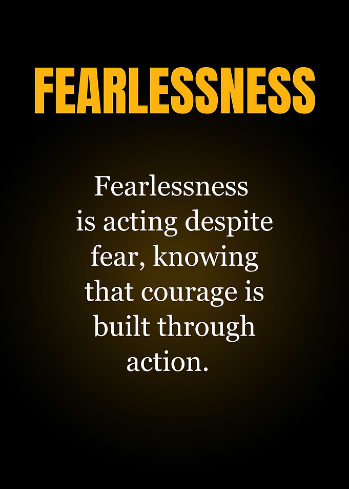 Fearlessness Inspirational Quote