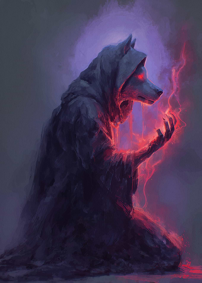 Mystical Wolf Sorcerer