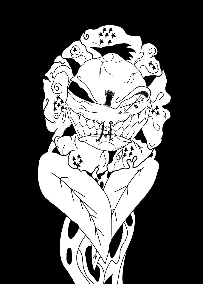 Creepy Floral Monster
