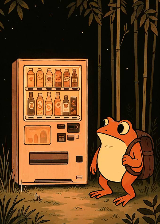 Frog and Vending Machine