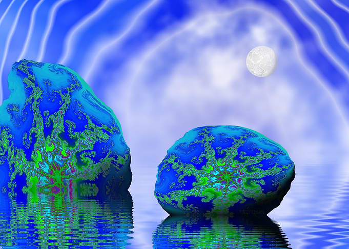 'Stromatolites' Fractal Art