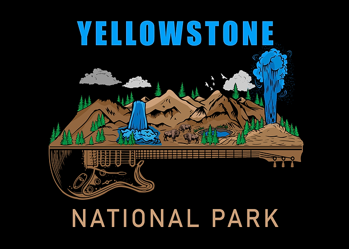 Yellowstone National Park Souvenir Music Gift Yellowstone