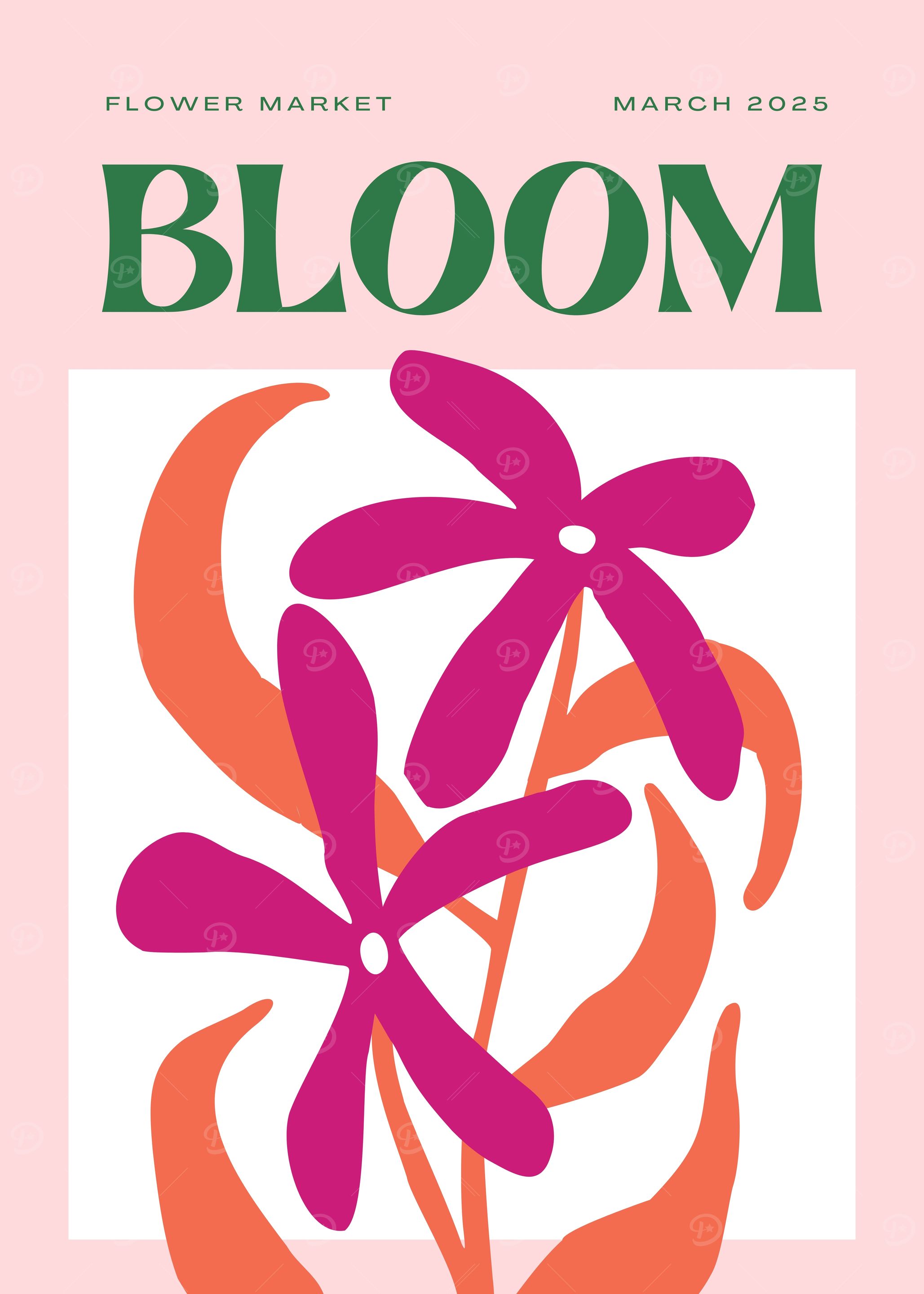 Bloom Flower Market Poster