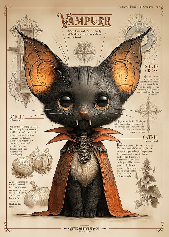 Vampurr: Cat Vampire Creature