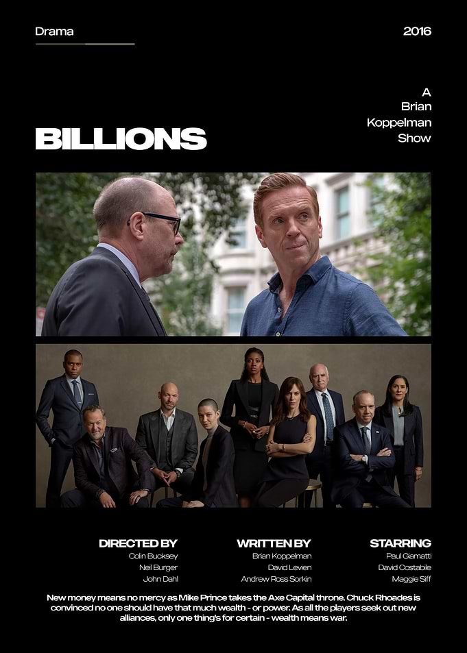 Billions TV Series Poster