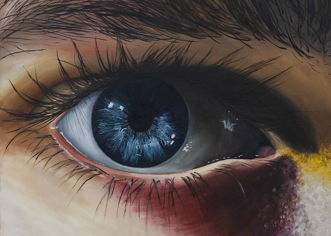 Close-up of a Blue Eye