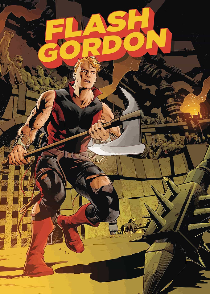 Flash Gordon Comic Book Cover Art