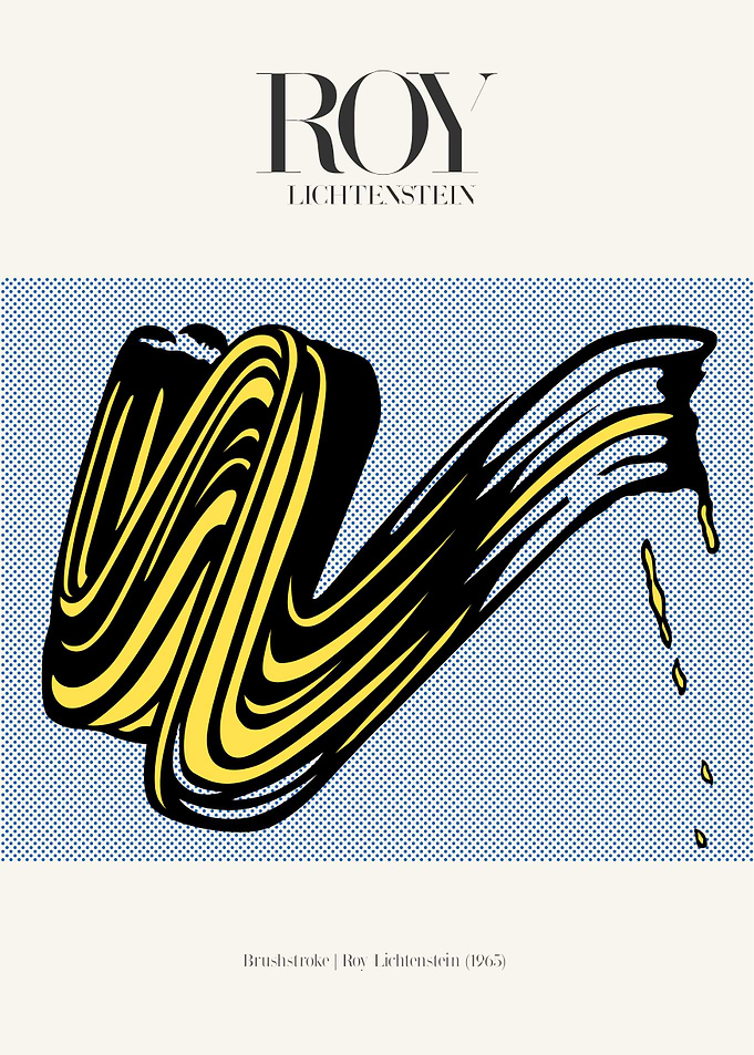 BRUSTROKE 1965 | Roy Lichtenstein