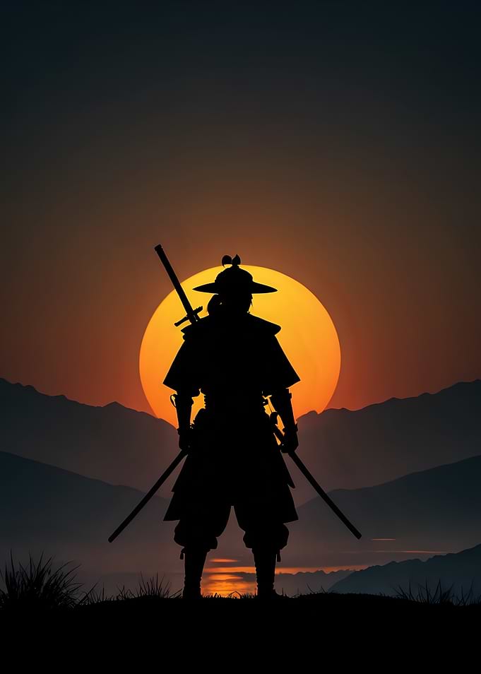 Samurai at Sunset