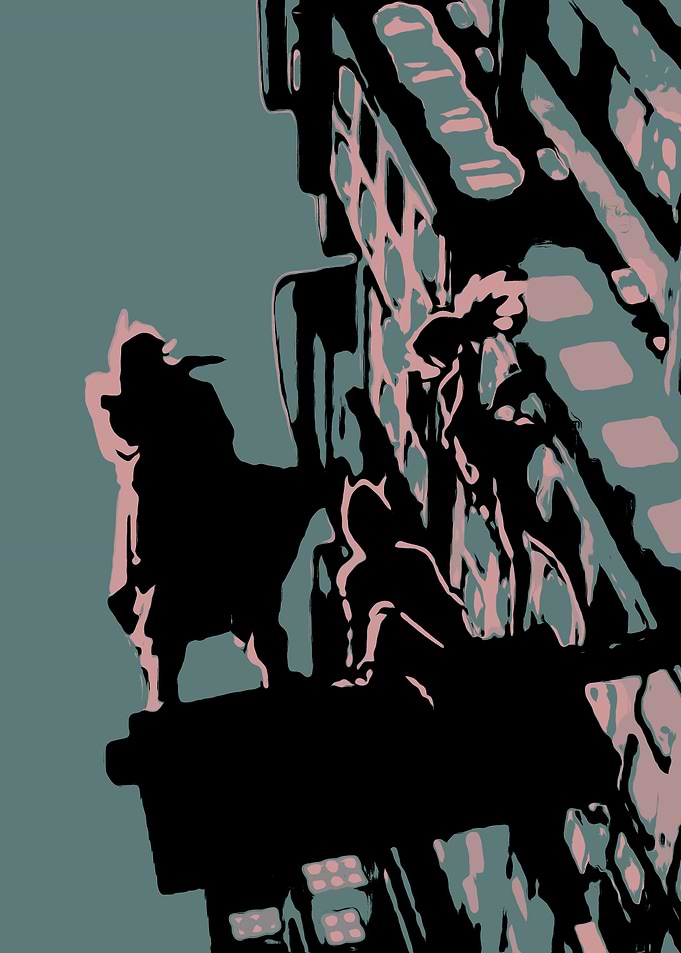 New Heroes Silhouette with Figures
