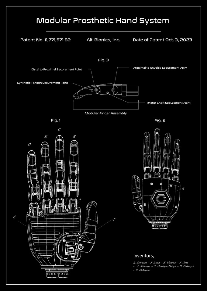 Modular Prosthetic Hand System Patent (v3)