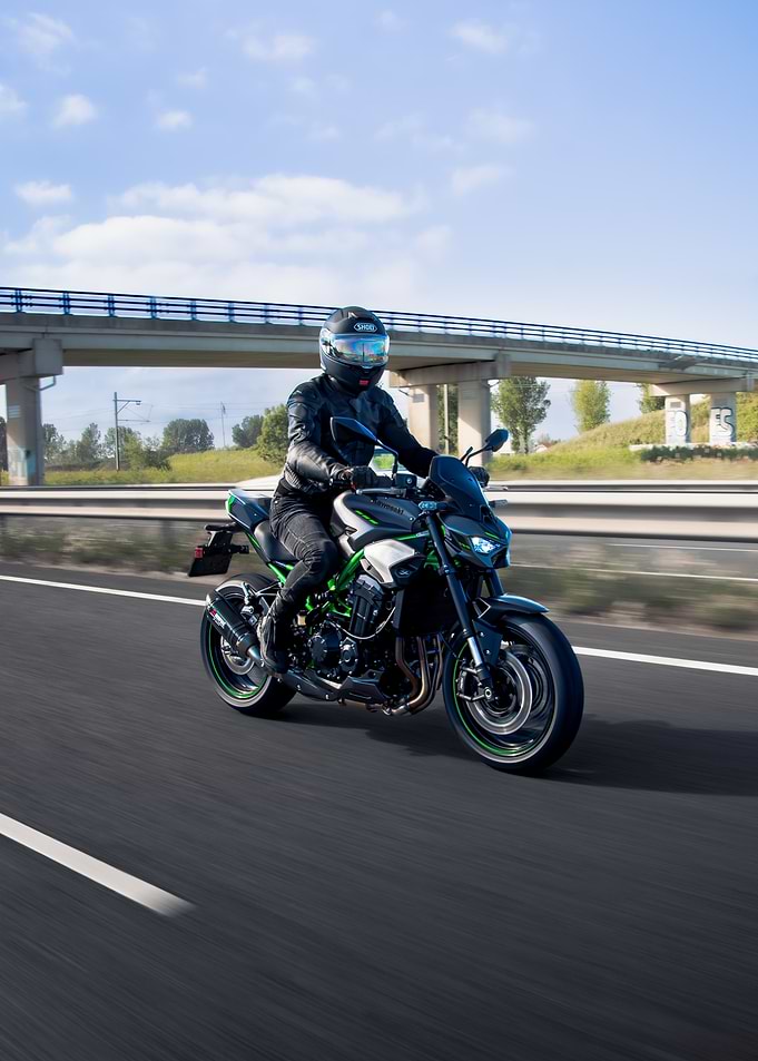Motorcycle on the Road