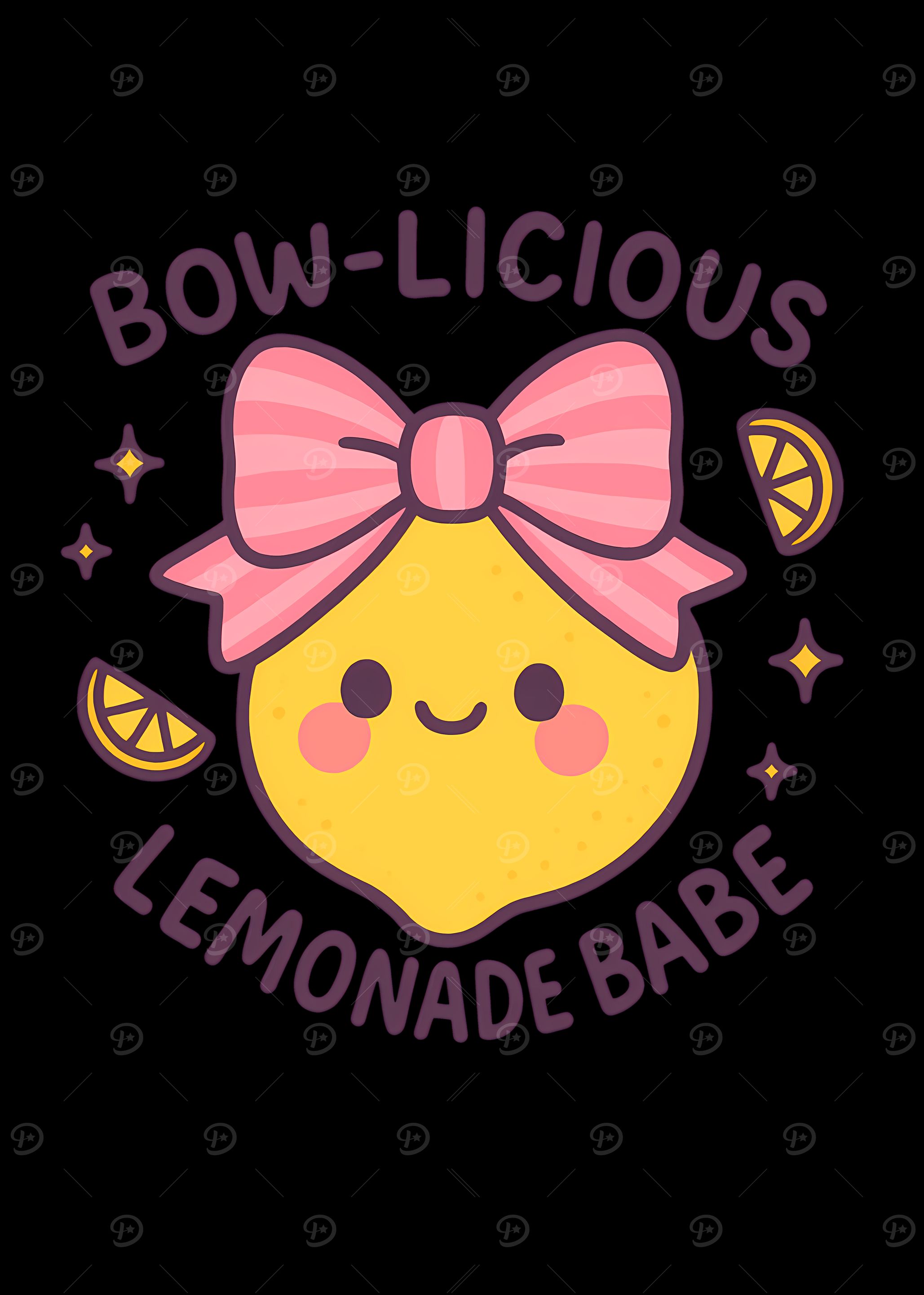 Bow-licious Lemonade Babe Cartoon