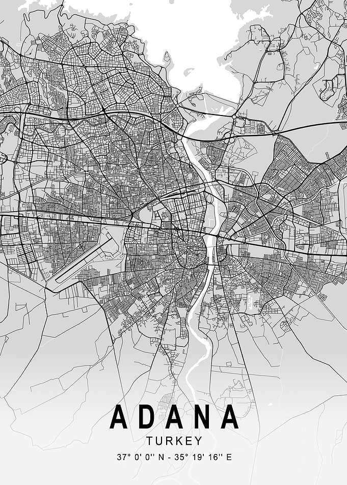 Adana Light City Map