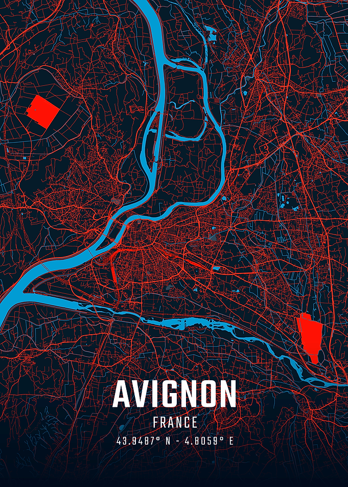 Avignon City Map