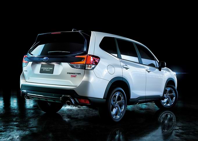 White Subaru Forester STI Sport