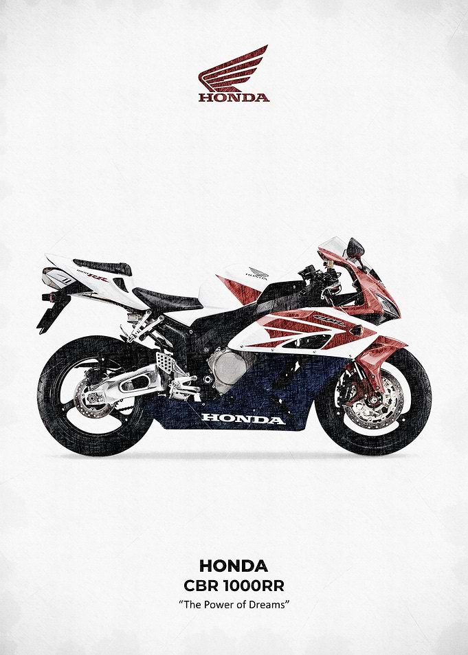 Honda CBR 1000RR Sketch art