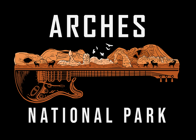 Arches National Park Souvenir Guitar Music Arches