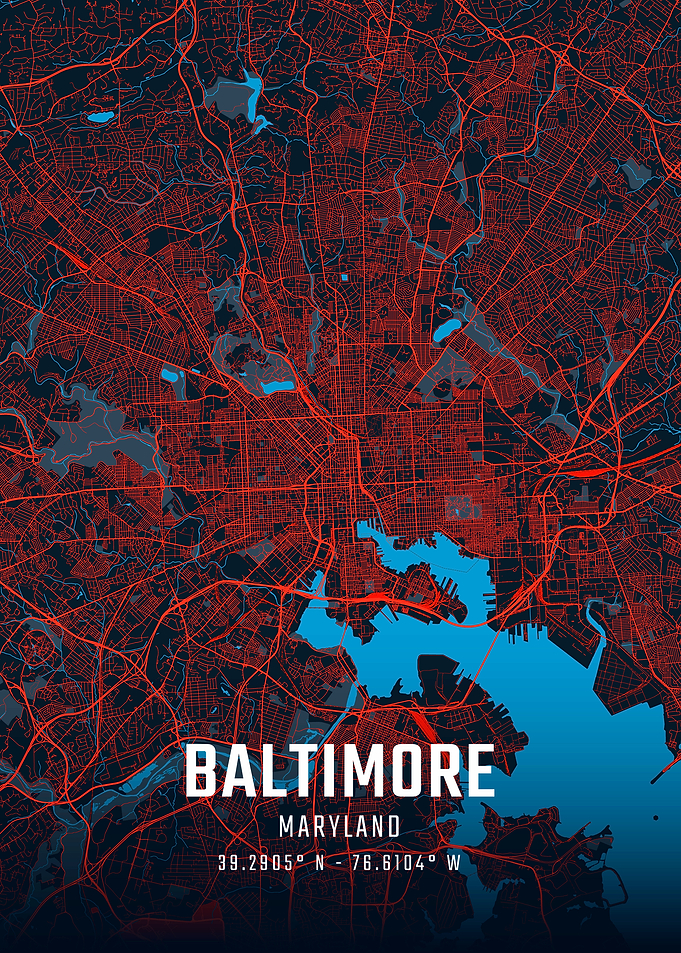 Baltimore City Map