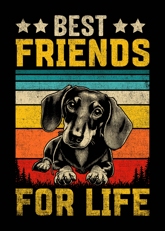 Best Friends For Life Dachshund