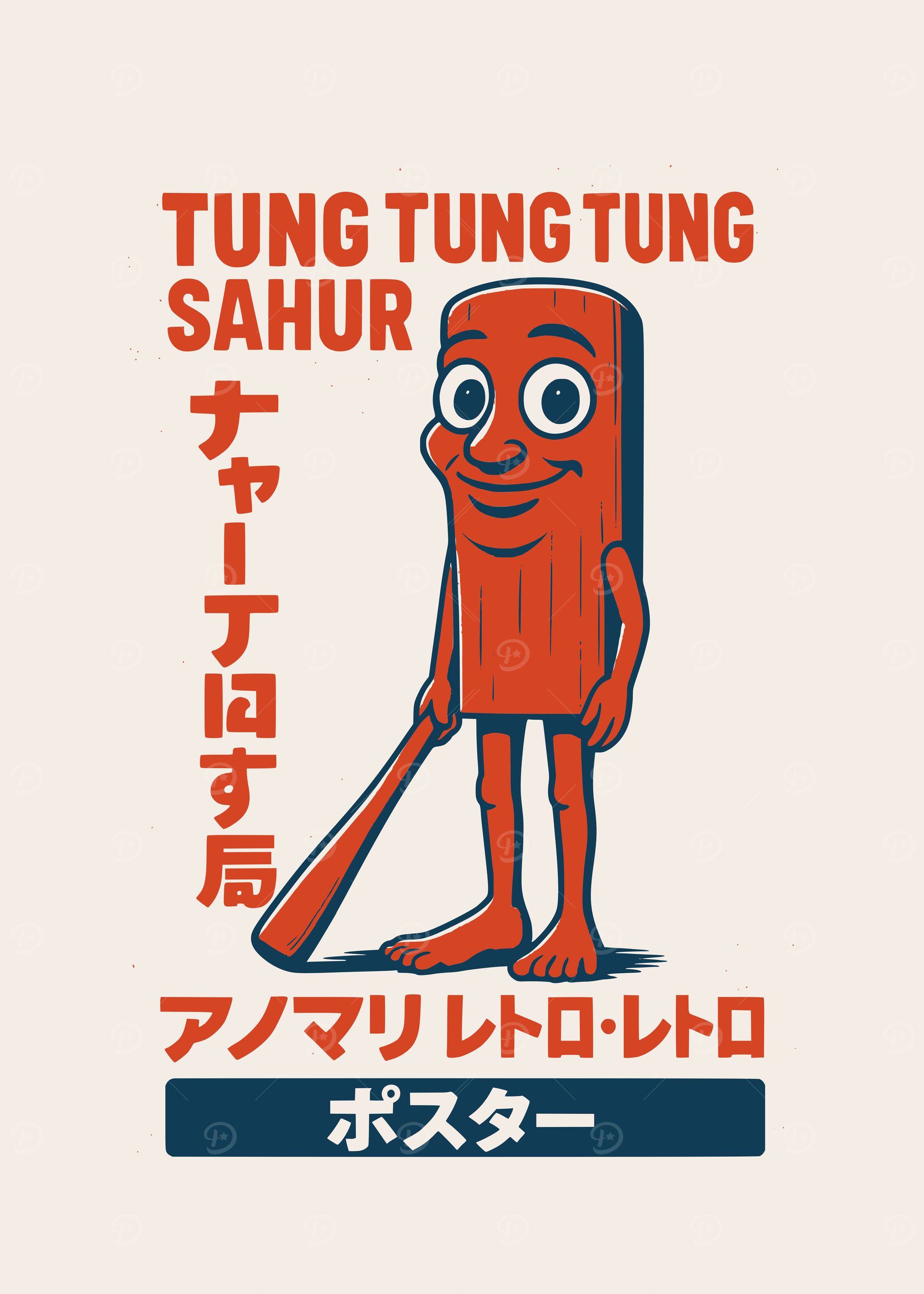 Tung Tung Tung Sahur japanese style