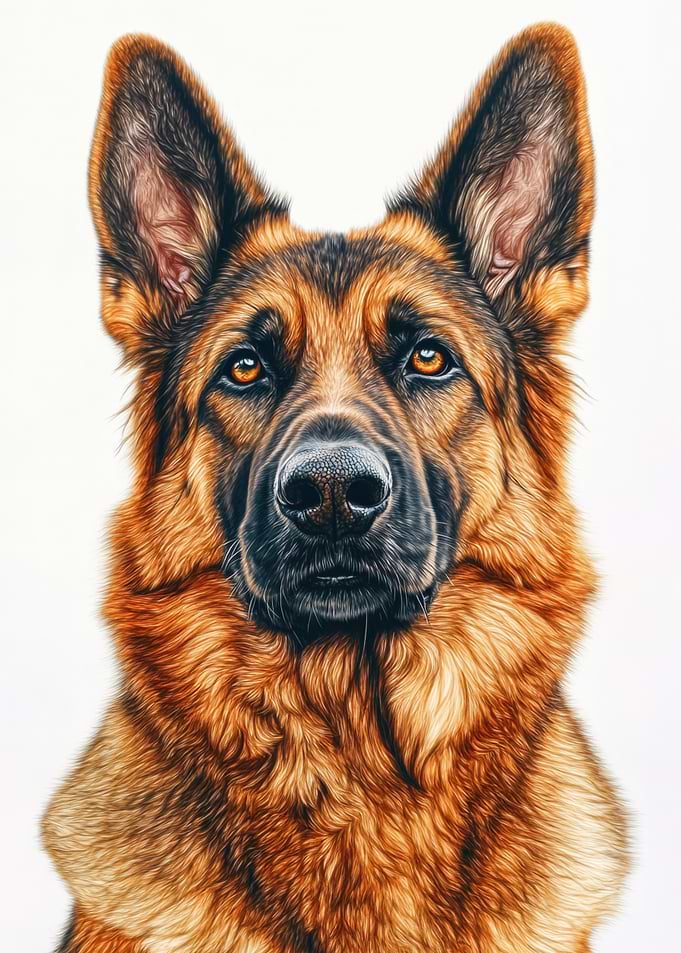 German Shepherd Portrait
