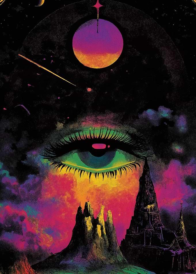 Surreal Eye Landscape