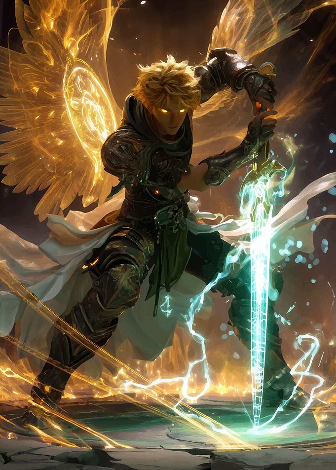 Winged Warrior Sword