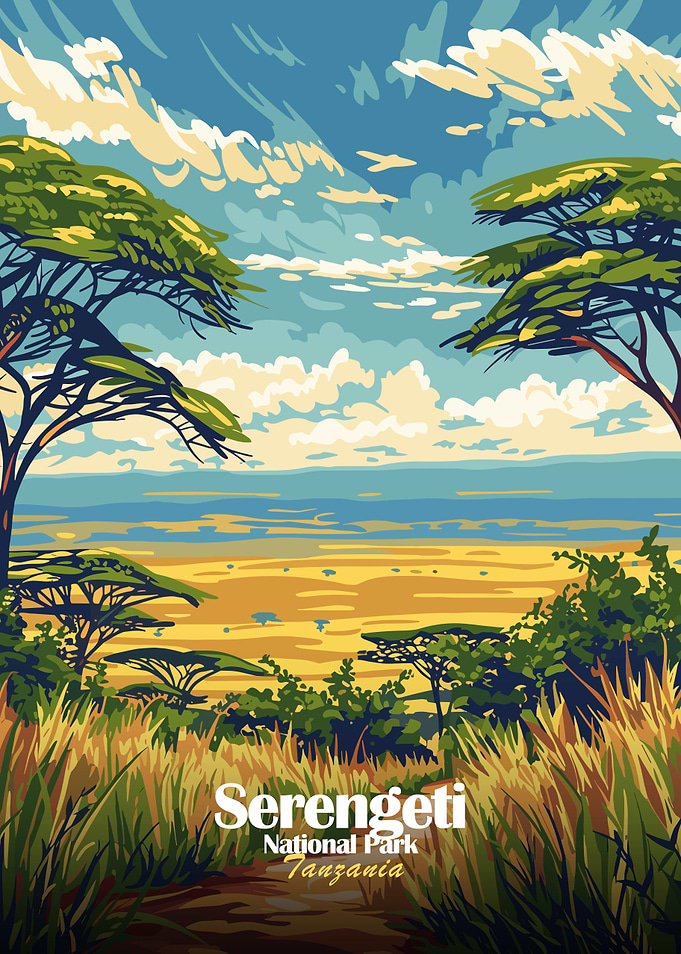 Serengeti National Park, Tanzania Art