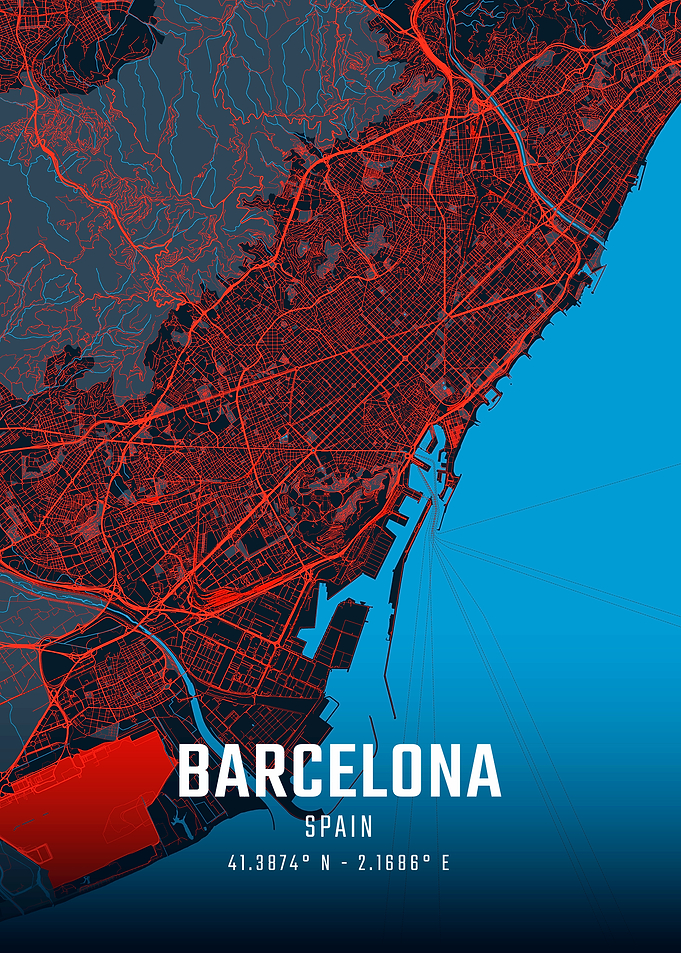Barcelona City Map