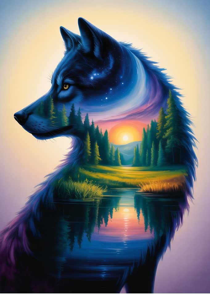 Wolf Silhouette