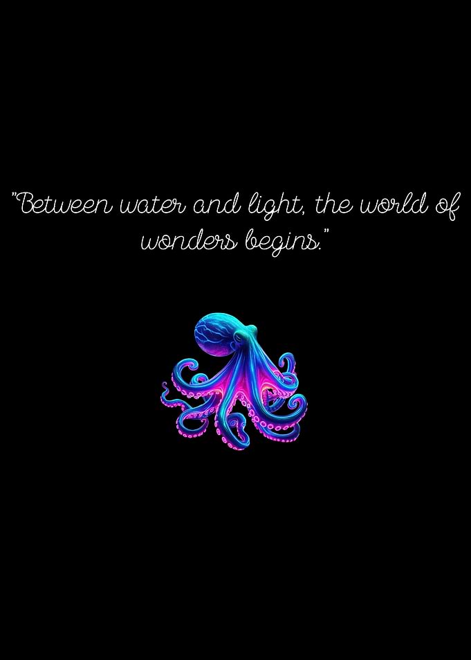 Octopus with Inspirational Quote