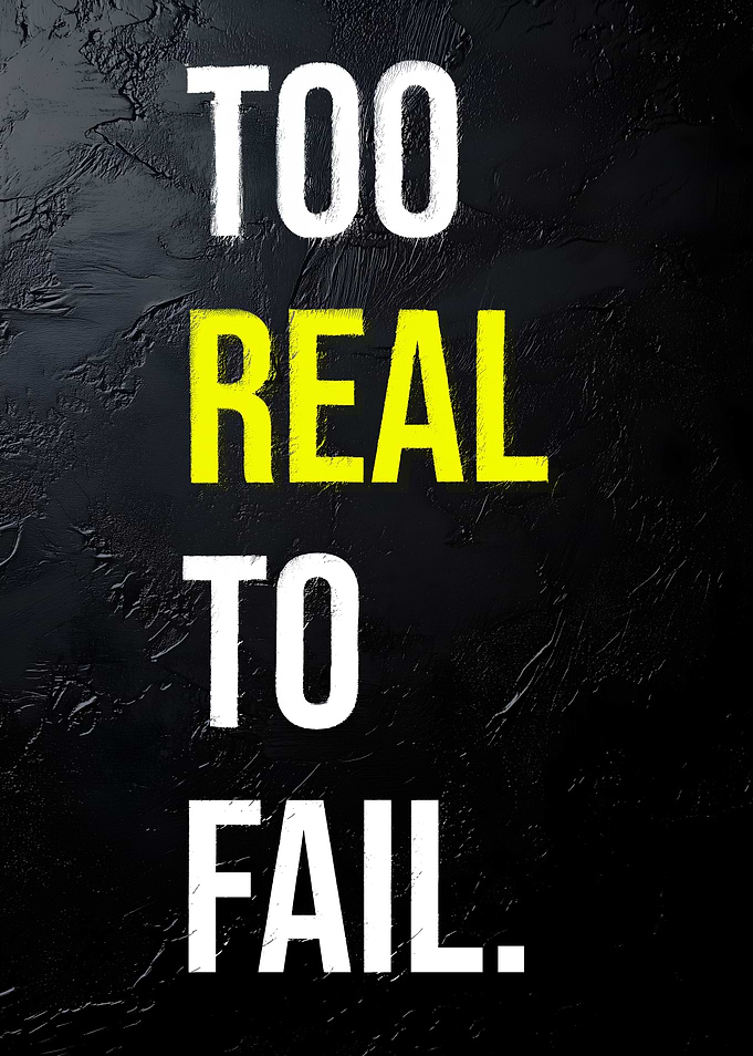 Too Real To Fail Motivation