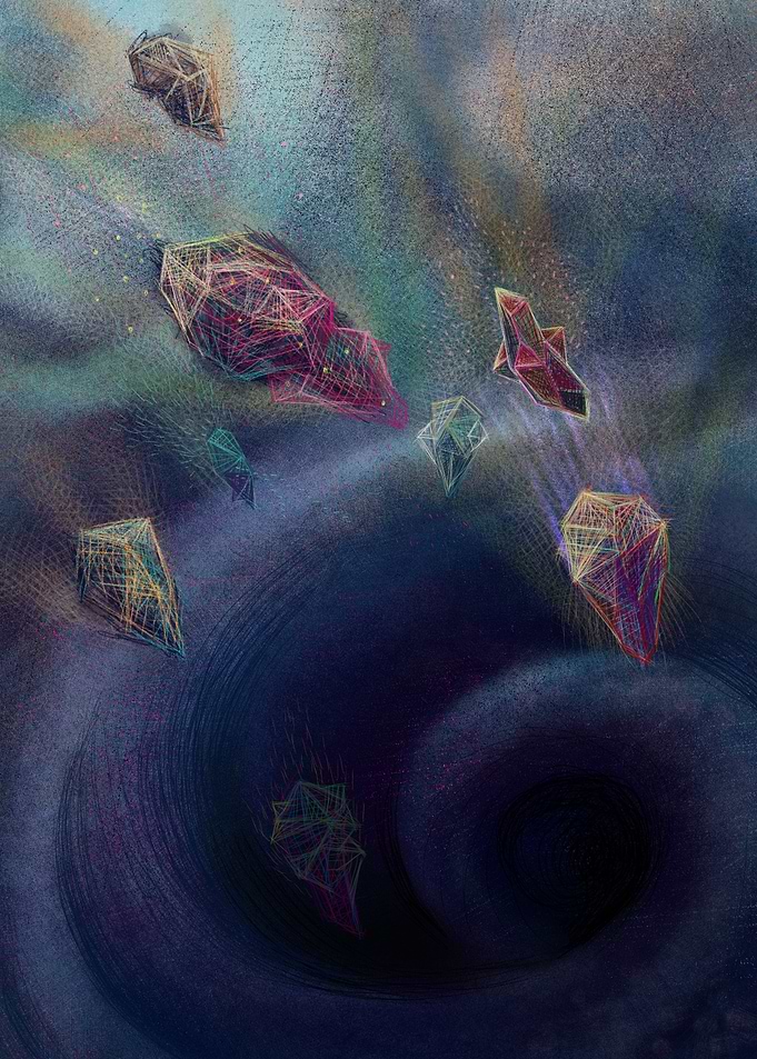 energy shards in a Vortex