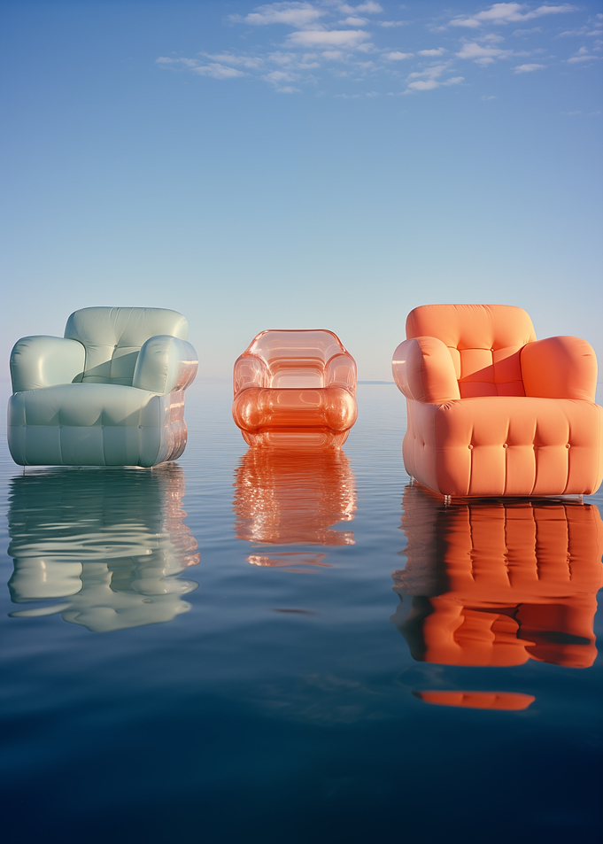 Floating Armchairs on Water