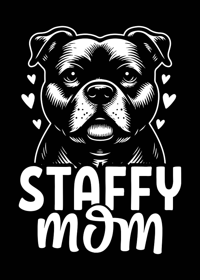 Staffy Mom Dog