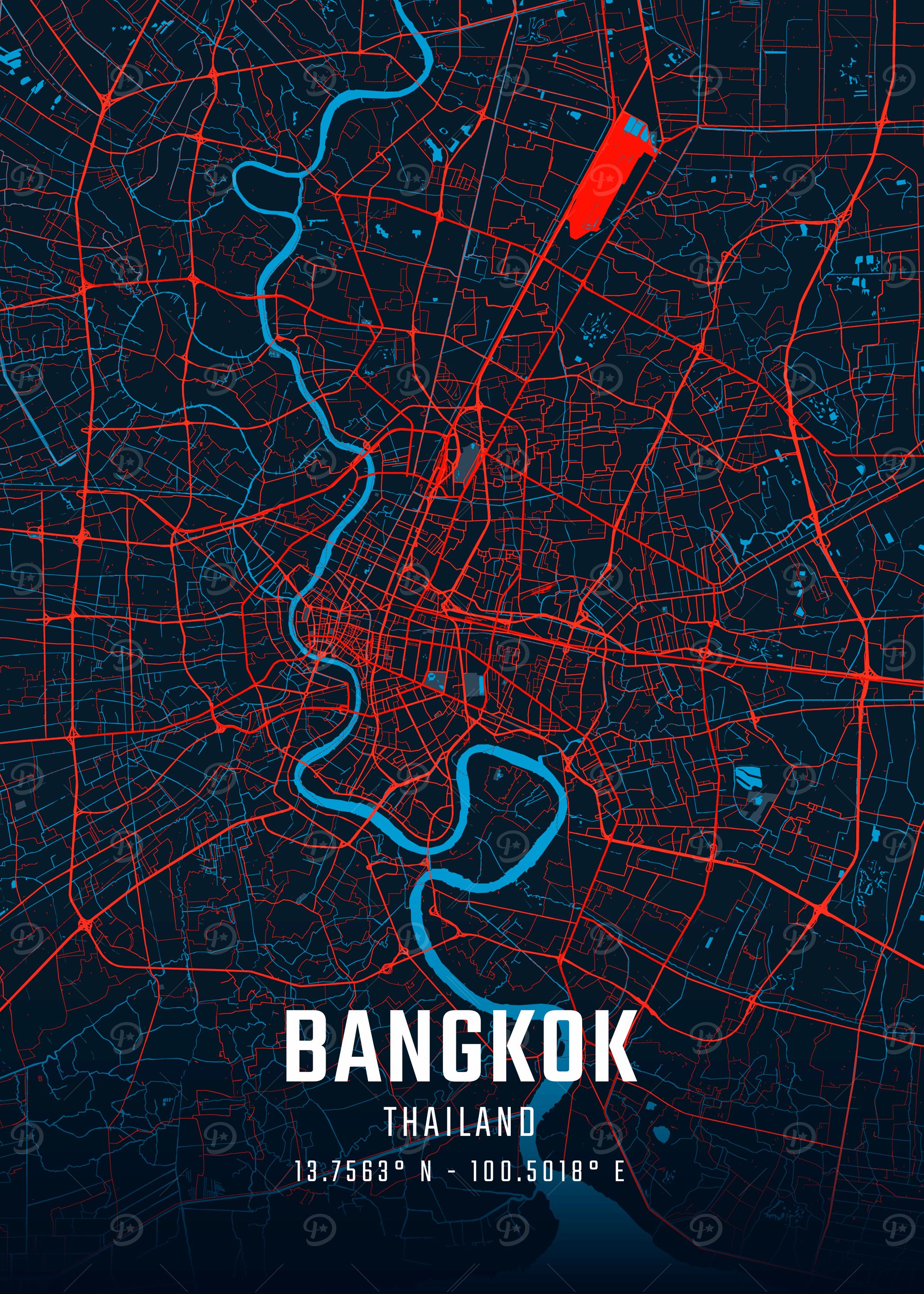 Bangkok City Map
