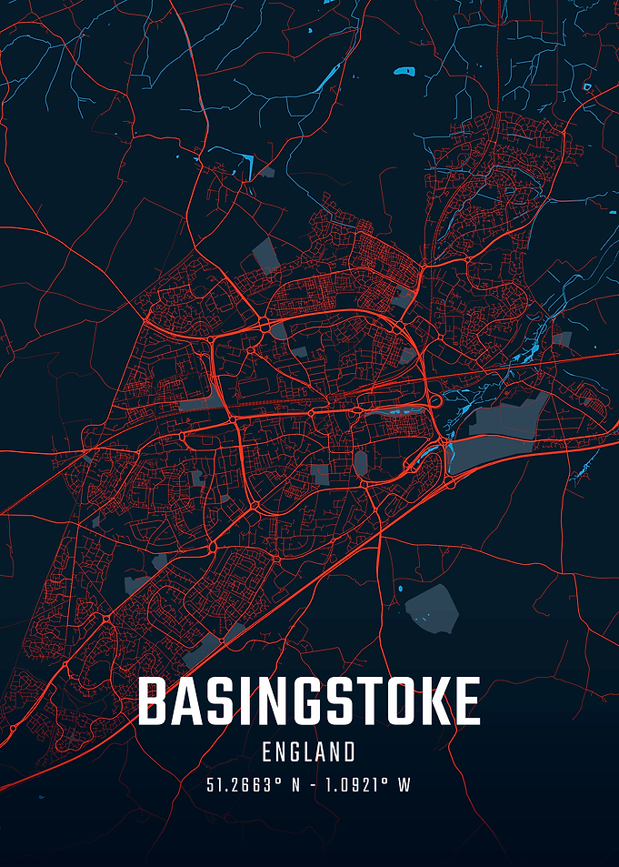 Basingstoke City Map