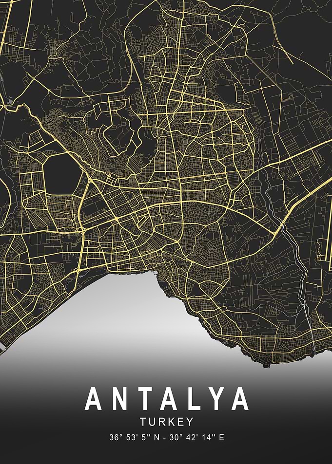 Antalya Silver City Map