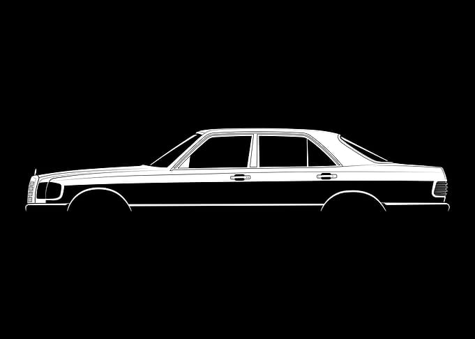 500 SE (W126) Silhouette
